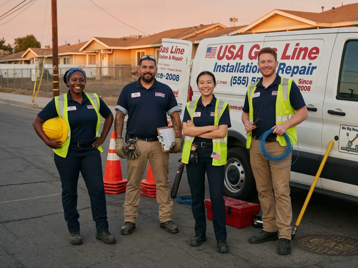 Gas Line Installation company in Cathay, ND